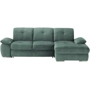 Höffner Ecksofa  Gladys ¦ türkis/petrol ¦ Maße (cm): B: 282 H: 103 T: 197.0