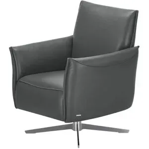 Koinor Sessel Echtleder Vineto ¦ grau ¦ Maße (cm): B: 78 H: 87 T: 79.0