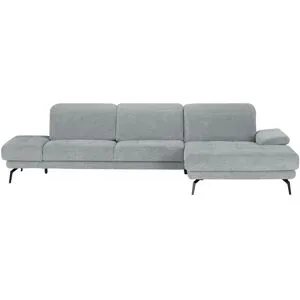 Lounge Collection Ecksofa  Tessa ¦ grau ¦ Maße (cm): B: 328 T: 222.0