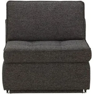 Höffner Schlafsessel aus Flachgewebe Dany ¦ schwarz ¦ Maße (cm): B: 88 H: 88 T: 96.0