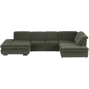 Lounge Collection Wohnlandschaft  Spencer ¦ grün ¦ Maße (cm): B: 382 H: 102 T: