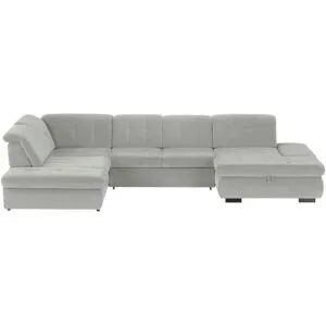 Lounge Collection Wohnlandschaft  Spencer ¦ grau ¦ Maße (cm): B: 382 H: 102 T: