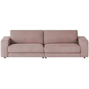 Jette Home Sofa Cord Sila ¦ rosa/pink ¦ Maße (cm): B: 250 H: 85 T: 107.0