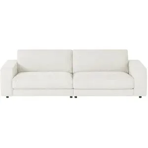 Jette Home Sofa Cord Sila ¦ weiß ¦ Maße (cm): B: 250 H: 85 T: 127.0
