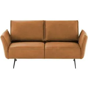 Koinor Ledersofa  Vineto ¦ gelb ¦ Maße (cm): B: 176