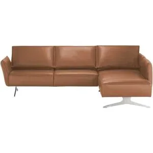 Koinor Ecksofa Leder  Vineto ¦ braun ¦ Maße (cm): B: 272 H: 83 T: 207.0