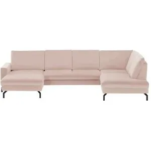 meinSofa Wohnlandschaft  Grace ¦ rosa/pink ¦ Maße (cm): B: 332 H: 89 T: 220.0