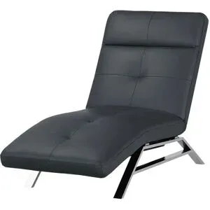 Höffner Relaxliege aus Leder  Riva ¦ blau ¦ Maße (cm): B: 80 H: 113 T: 198.0