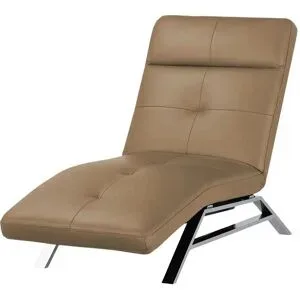 Höffner Relaxliege aus Leder  Riva ¦ braun ¦ Maße (cm): B: 80 H: 113 T: 198.0