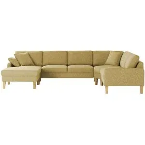 Höffner Wohnlandschaft  Bena ¦ gelb ¦ Maße (cm): B: 331 H: 89 T: 263.0
