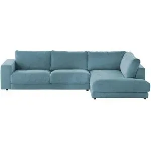 Jette Home Ecksofa Cord Sila ¦ türkis/petrol ¦ Maße (cm): B: 325 H: 85 T: 224.0