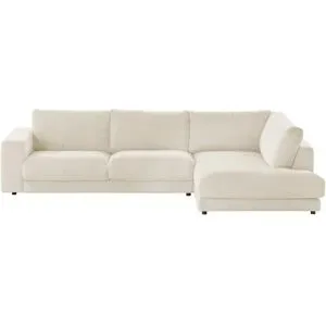 Jette Home Ecksofa Cord Sila ¦ creme ¦ Maße (cm): B: 325 H: 85 T: 224.0