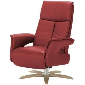 Nils Olsen Relaxsessel aus Leder  Lia ¦ rot ¦ Maße (cm): B: 78 H: 108 T: 86.0