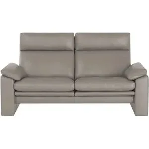 erpo just relax Ledersofa mit Relaxfunktion JR960 Bari ¦ grau ¦ Maße (cm): B: