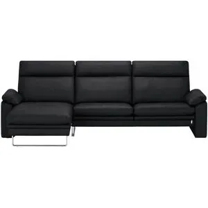 erpo just relax Ecksofa  JR960 Bari ¦ schwarz ¦ Maße (cm): B: 268 H: 93 T: 148.0