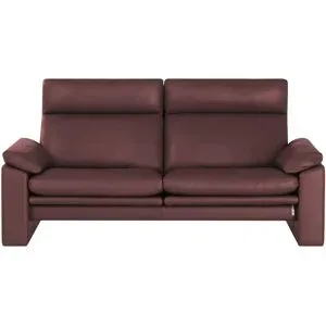 erpo just relax Ledersofa mit Relaxfunktion JR960 Bari ¦ rot ¦ Maße (cm): B: 190