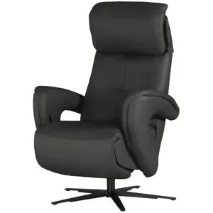 Hukla Relaxsessel aus Leder Pierre ¦ schwarz ¦ Maße (cm): B: 75 H: 115 T: 87.0