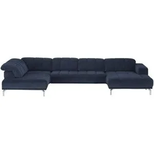 Lounge Collection Wohnlandschaft  Sarina ¦ blau ¦ Maße (cm): B: 383 H: 75 T: