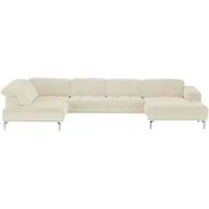 Lounge Collection Wohnlandschaft  Sarina ¦ creme ¦ Maße (cm): B: 383 H: 75 T: