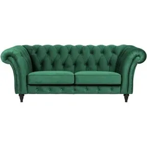 Soho Einzelsofa  Churchill ¦ grün ¦ Maße (cm): B: 212 H: 79 T: 100.0