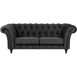 Soho Einzelsofa  Churchill ¦ schwarz ¦ Maße (cm): B: 212 H: 79 T: 100.0