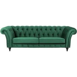 Soho Einzelsofa  Churchill ¦ grün ¦ Maße (cm): B: 252 H: 79 T: 100.0