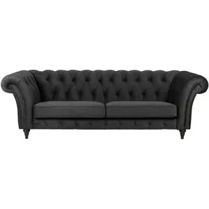 Soho Einzelsofa  Churchill ¦ schwarz ¦ Maße (cm): B: 252 H: 79 T: 100.0