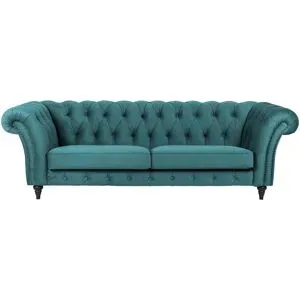 Soho Einzelsofa  Churchill ¦ türkis/petrol ¦ Maße (cm): B: 252 H: 79 T: 100.0