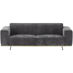 Soho Sofa  3-sitzig  Piemonte ¦ grau ¦ Maße (cm): B: 230 H: 77 T: 89.0