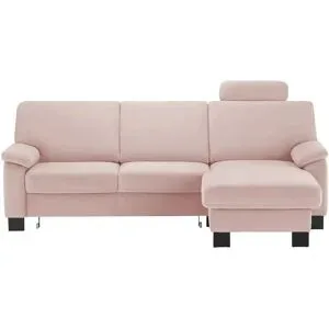 meinSofa Ecksofa  Veit ¦ rosa/pink ¦ Maße (cm): B: 232 H: 90 T: 168.0