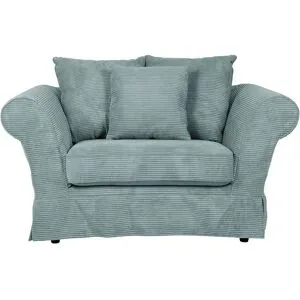 Höffner Einzelsofa  Olivia mit Husse ¦ blau ¦ Maße (cm): B: 152 H: 100 T: 98.0