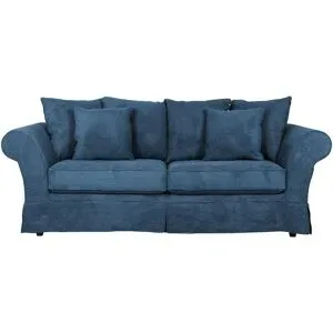 Höffner Einzelsofa  Olivia ¦ blau ¦ Maße (cm): B: 240 H: 100 T: 98.0