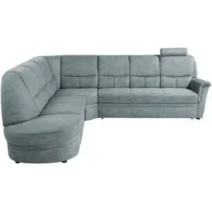 meinSofa Ecksofa  Chris ¦ blau ¦ Maße (cm): B: 290 H: 96 T: 277.0