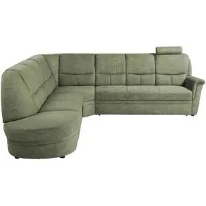 meinSofa Ecksofa  Chris ¦ grün ¦ Maße (cm): B: 290 H: 96 T: 277.0