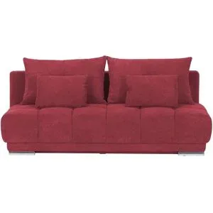Bobb Einzelsofa mit Schlaffunktion Isalie de Luxe ¦ rot ¦ Maße (cm): B: 206 H: