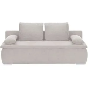smart Schlafsofa  Leonie ¦ silber ¦ Maße (cm): B: 198 H: 92 T: 90.0