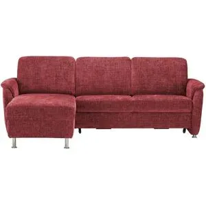 Polstermöbel Oelsa Ecksofa  Selecta-Home ¦ rot ¦ Maße (cm): B: 255 H: 89 T: