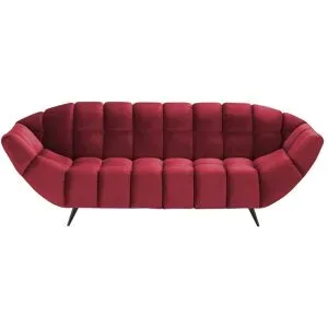 switch Einzelsofa aus Mikrofaser Gappa ¦ rot ¦ Maße (cm): B: 222 H: 82 T: 94.0