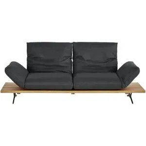 Koinor Ledersofa  Marilyn ¦ schwarz ¦ Maße (cm): B: 232 H: 96 T: 90.0