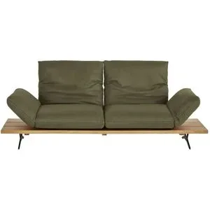 Koinor Ledersofa  Marilyn ¦ grün ¦ Maße (cm): B: 232 H: 96 T: 90.0