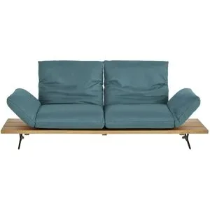 Koinor Ledersofa  Marilyn ¦ türkis/petrol ¦ Maße (cm): B: 232 H: 96 T: 90.0