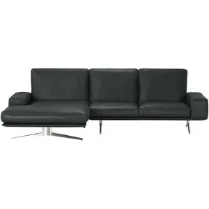 Koinor Ecksofa  Hiero ¦ schwarz ¦ Maße (cm): B: 298 H: 80 T: 154.0