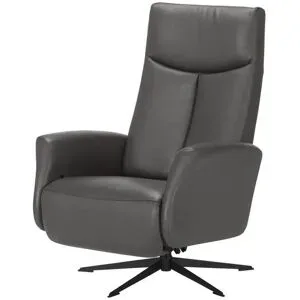 Nils Olsen Relaxsessel aus Echtleder Titus ¦ grau ¦ Maße (cm): B: 73 H: 105 T:
