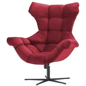 switch Sessel aus Samt Sensi ¦ rot ¦ Maße (cm): B: 103 H: 119 T: 84.0