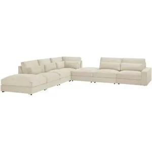 Höffner Ecksofa  Branna ¦ creme ¦ Maße (cm): B: 412 H: 88 T: 386.0
