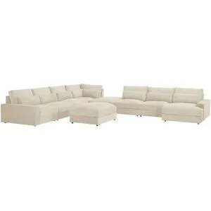 Höffner Wohnlandschaft  Branna ¦ creme ¦ Maße (cm): B: 502 H: 88 T: 412.0