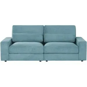 Höffner Big Sofa  Branna ¦ türkis/petrol ¦ Maße (cm): B: 232 H: 88 T: 120.0