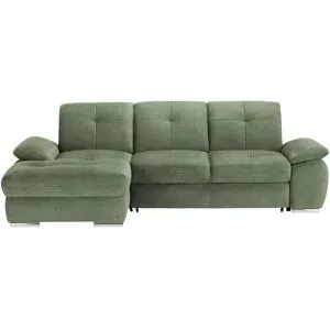 Höffner Ecksofa  Gladys ¦ grün ¦ Maße (cm): B: 282 H: 103 T: 197.0