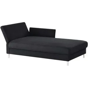 nehl Liege  Easy ¦ schwarz ¦ Maße (cm): B: 220 H: 80 T: 116.0