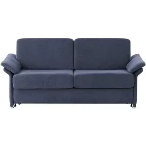 nehl Schlafsofa mit Schlaffunktion Boston Basic ¦ blau ¦ Maße (cm): B: 195 H: 91